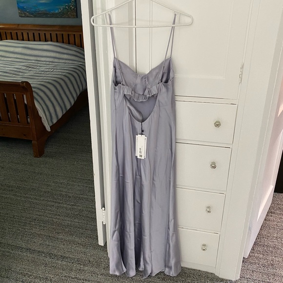 Long thin-strap slip dress - Picture 2 of 2